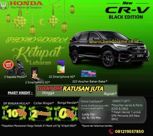 Promo Honda Crv Black Edition IIMS